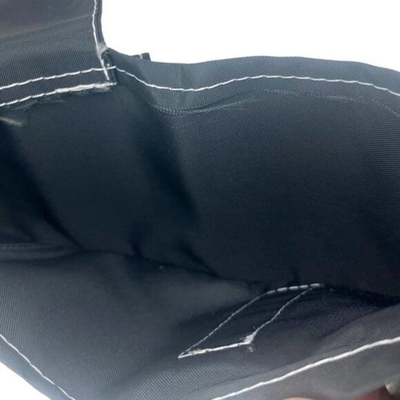 Canvasco cash Men's Black Yellow Striped Trifold Recycled Sail Wallet OS - Picture 8 of 11